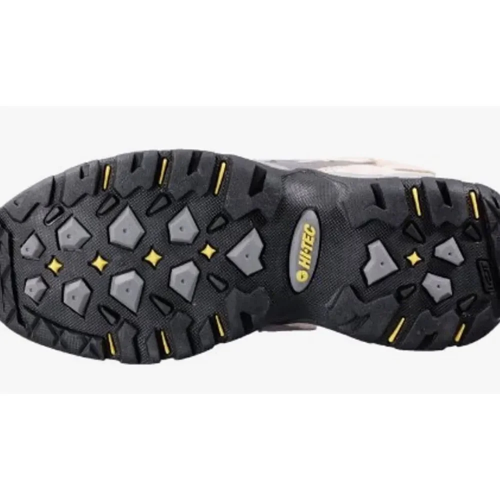 Hi-Tec Women’s Multiterra Spor Tan Grey Yellow Hiking  Outdoor Sport Shoes Sz 8